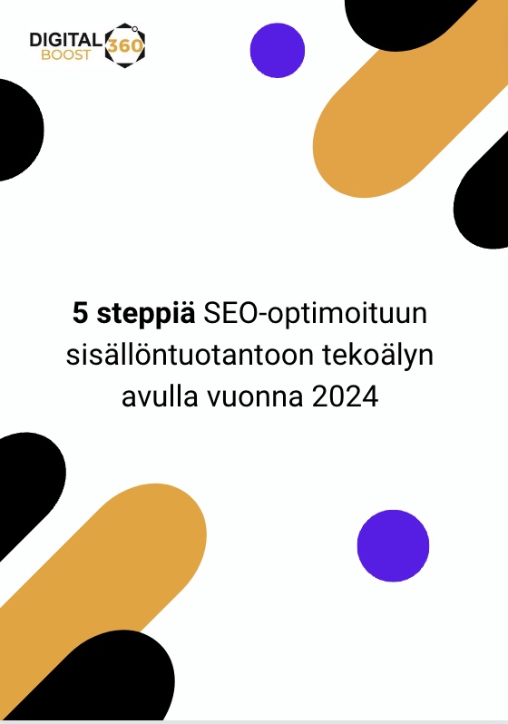 Opas 2025 - Sisällöntuotanto ja AI - Digital Boost 360